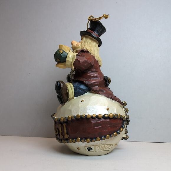 Boyds Bears Carver's Choice Christmas Ornament Ritznick Live Well w/Box 370205 - Picture 4 of 10